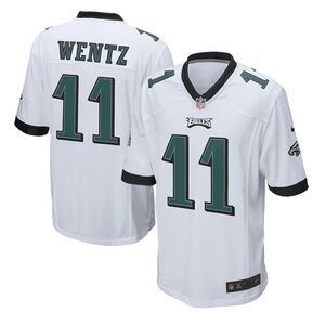 NFL White and Green Eagles Kids Jersey